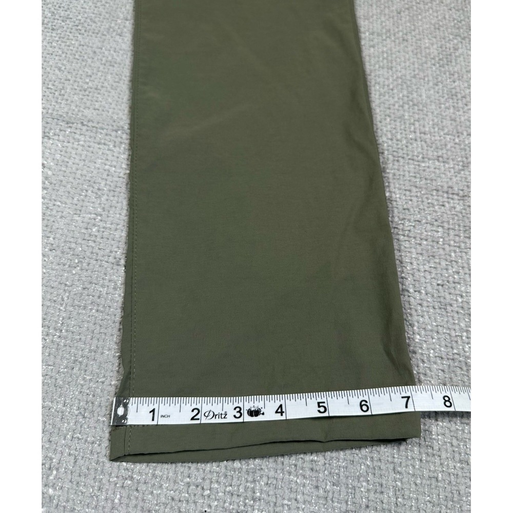 Eddie Bauer Travex Pants Womens 12 Petite 34x27.5 Green Hiking Outdoors Nylon - Picture 5 of 11
